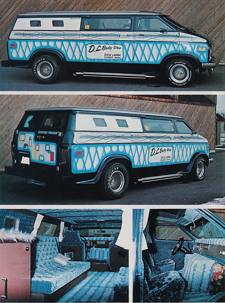 This chopped 1971 Chevy custom van was voted van of the year at the 1974 NSVA.