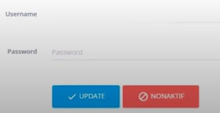 update email dan password ptk