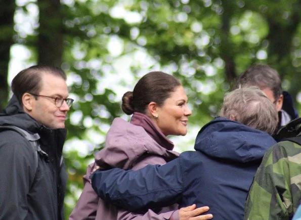 Crown Princess Victoria and Prince Daniel visited Västergötland. Crown Princess Victoria wore By Malene Birger Blouse