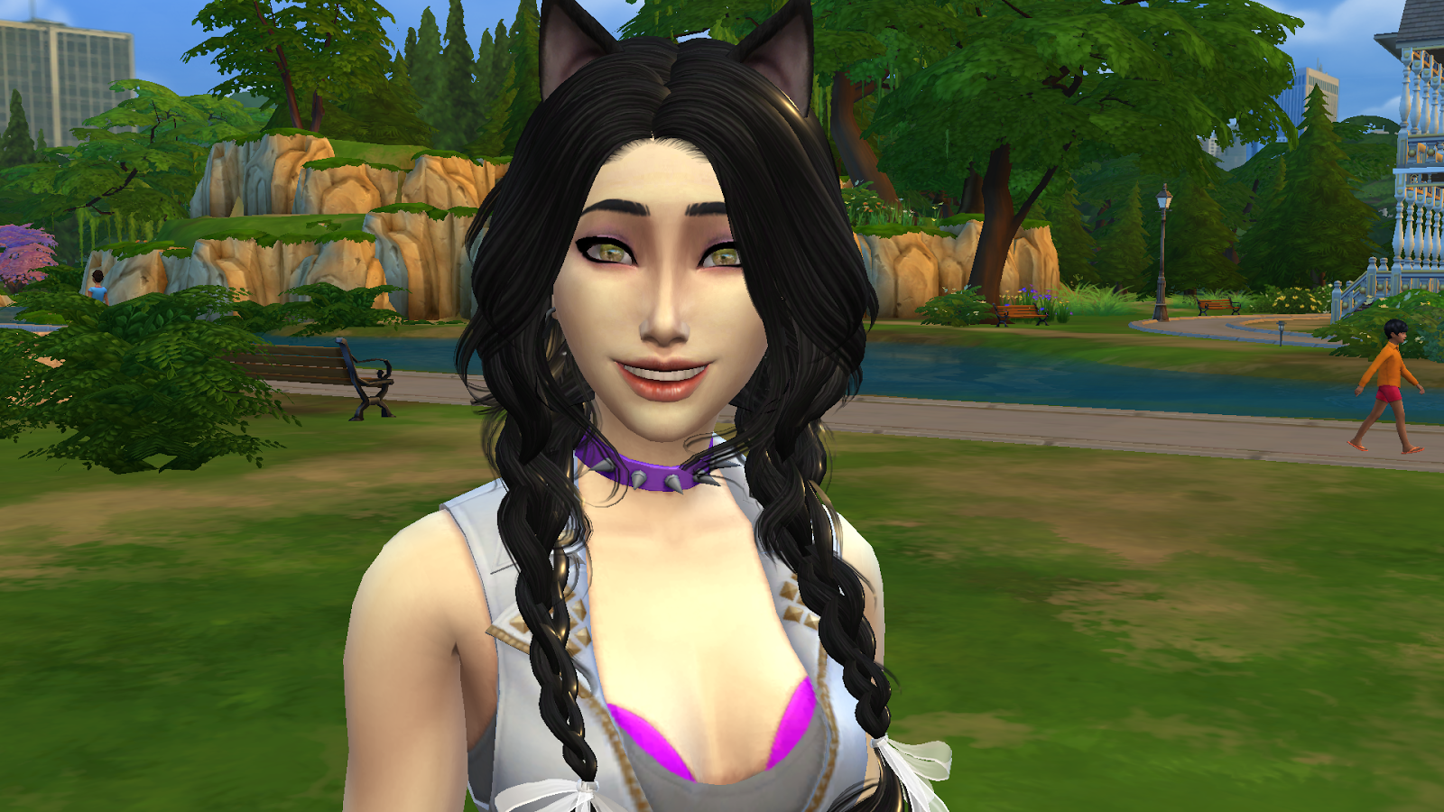 NG Sims 3: CatGirl Alyssa - TS4 Sims Model