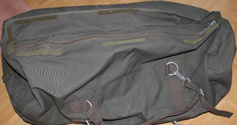 Webbingbabel: German Army Duffel Bag with Zip