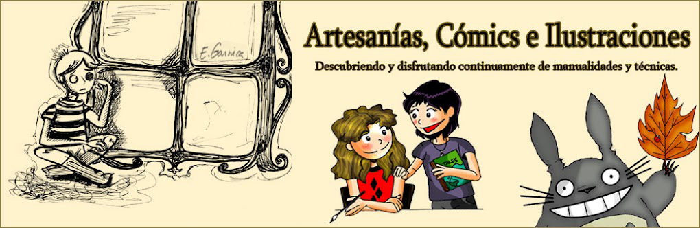 Artesanias, Comics e Ilustraciones.