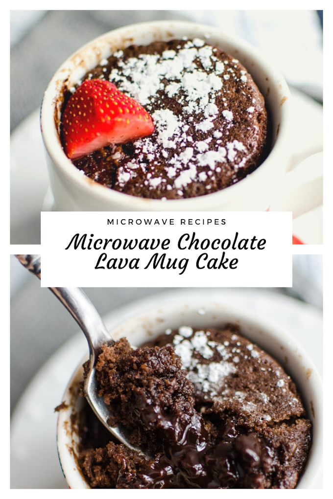 Microwave Chocolate Lava Mug Cake