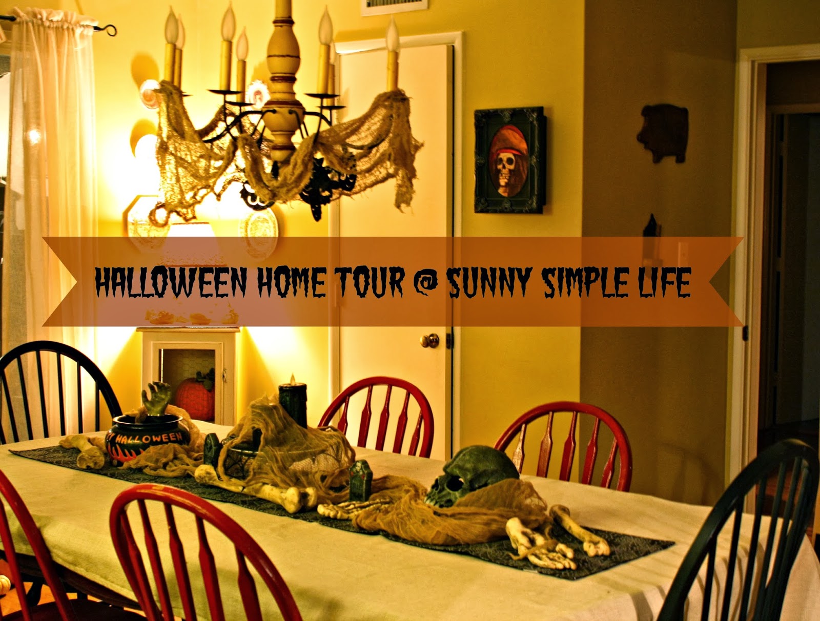 Sunny Simple Life Halloween Home Tour at Sunny Simple Life