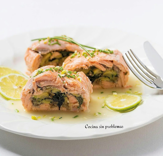 Popietas De Salmón Al Vermouth
