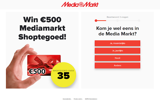  Win €500 Mediamarkt shoptegoed
