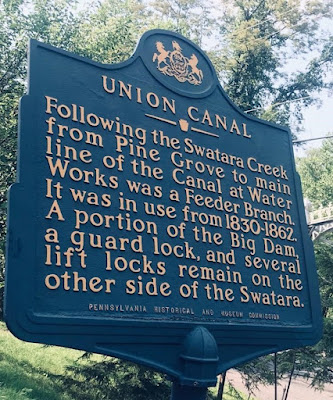 Union Canal Historical Marker in Lebanon County, Pennsylvania