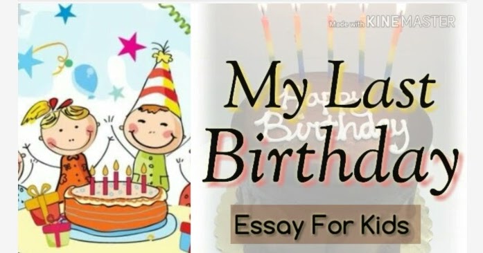 Birthday essay example image