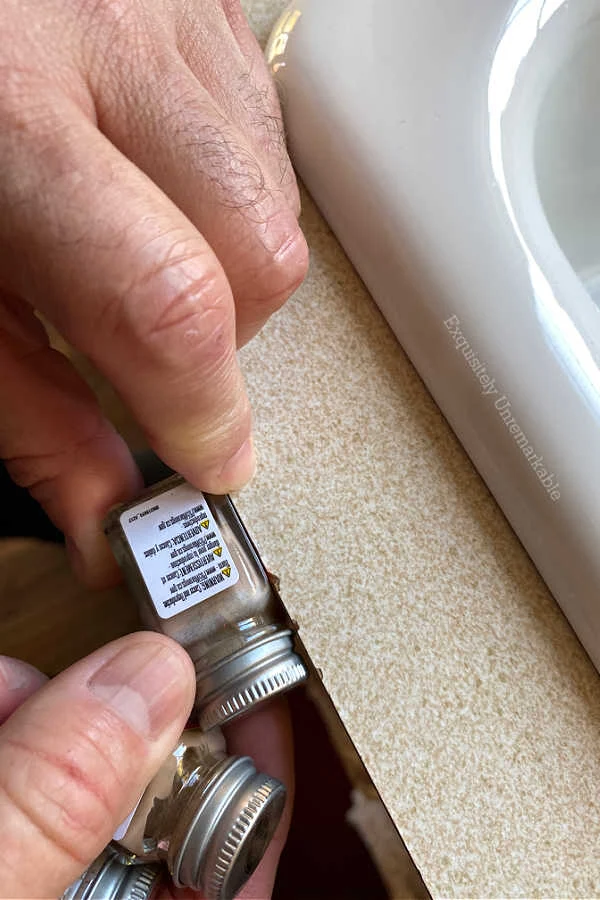 Matching Paint jars to countertop color