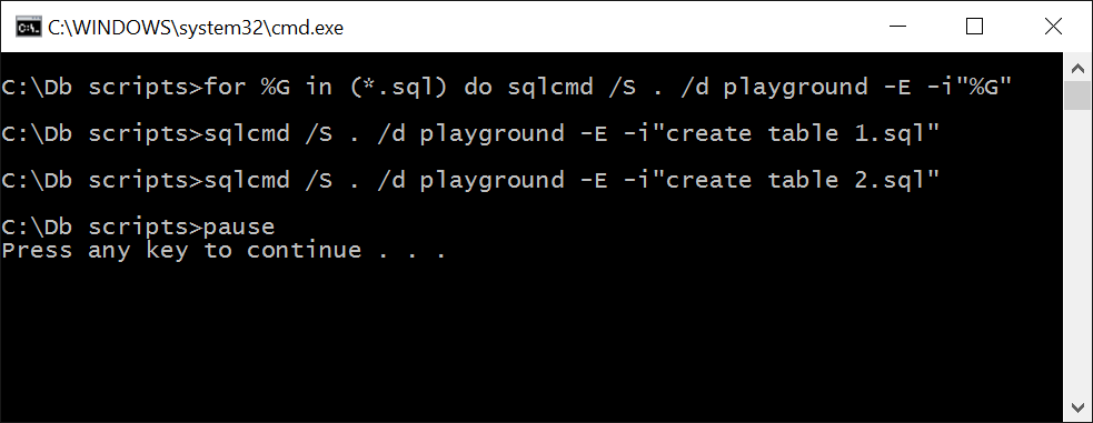 Run Sql Files In Directory – Execute SQL from file in bash – IKID