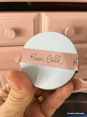 fusion rose paint highlighted champagne coats metallic hardware dry once were added