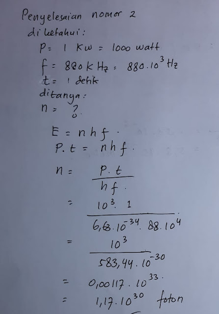 Konsep dan Fenomena Kuantum : Pengertian, Rumus dan contoh Soal
