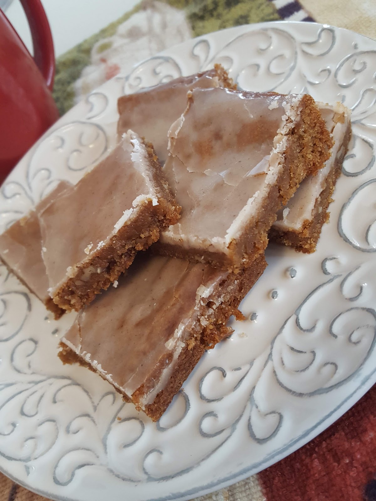 The Better Baker Glazed Honey Spice Bars (No mixer needed)