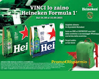 Concorso Heineken vinci 300 Zaino di Formula 1