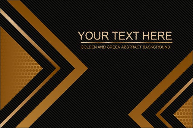 Abstract Golden & Black Background Vector Cdr file Download
