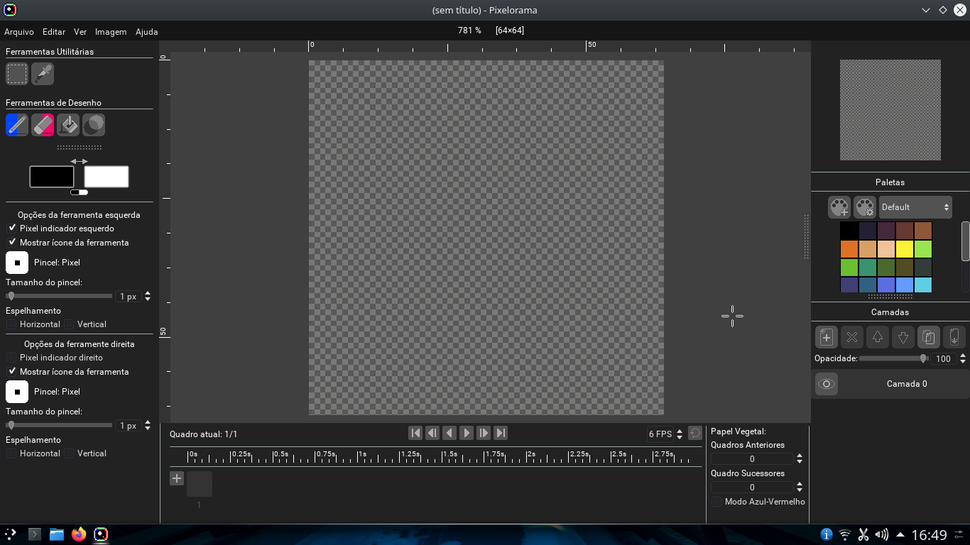 Pixelorama editor para Pixel Art