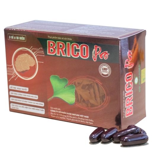 HOẠT HUYẾT DƯỠNG NÃO BRICO PRO – NATURE PHARMA