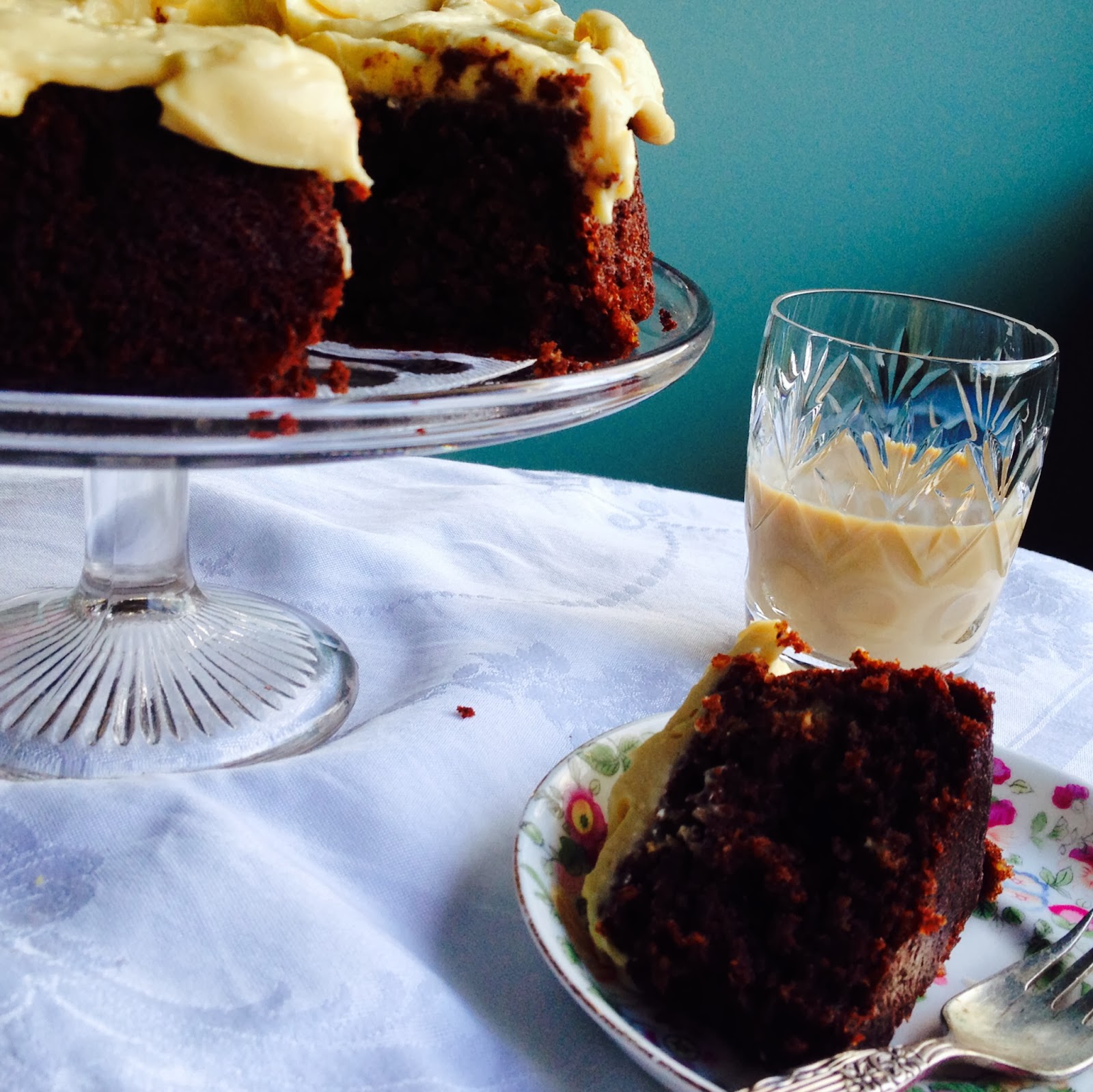 St Patrick's Day Chocolate Potato Cake With Irish Cream Frosting - Gluten-Free Photo And Recipe Credit: Lucy Corry/The Kitchenmaid
