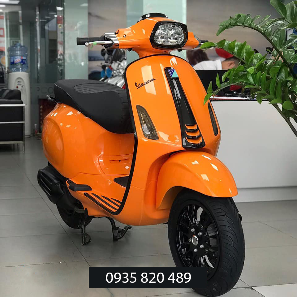 Tổng Hợp Xe Vespa Màu Cam Đẹp Độc Lạ