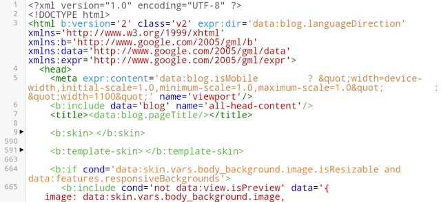 The Various Color Font In Blogger Code Template Editor The Various Color Font In Blogger Code Template Editor