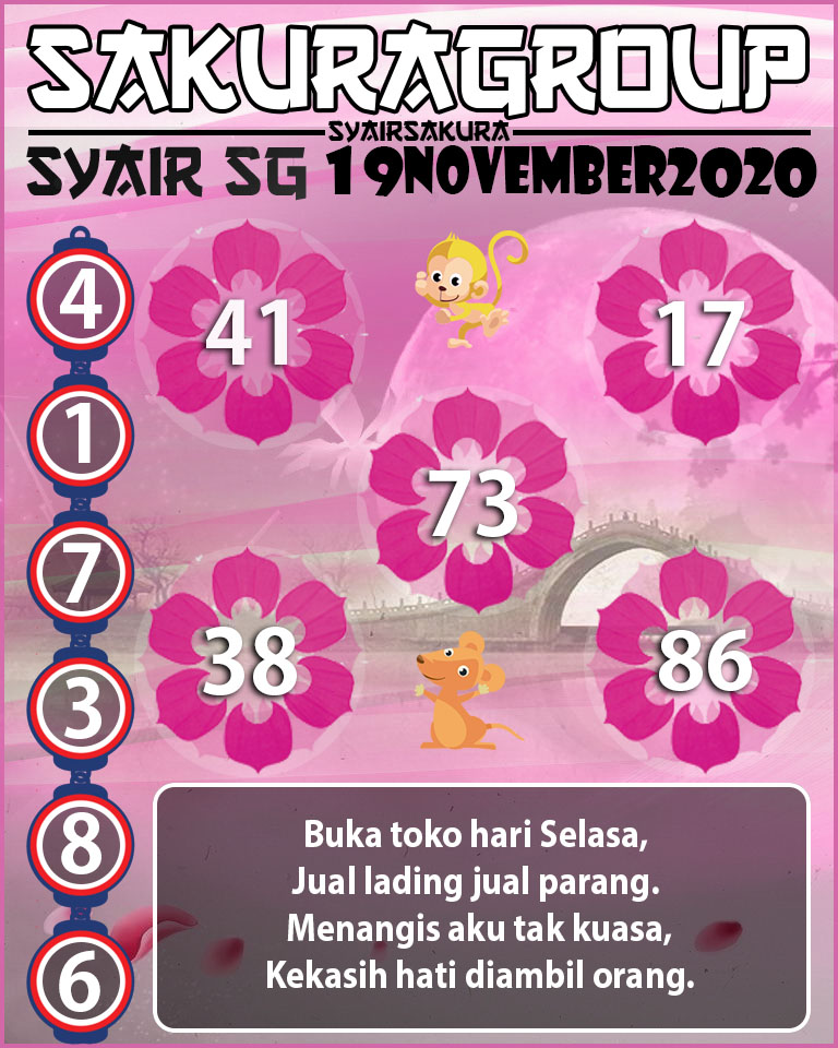 19+ Prediksi Syair Sakura Sgp