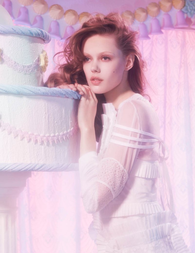 Frida Gustavsson Stars in a Cake Inspired Shoot for POP S/S 2012 - The ...