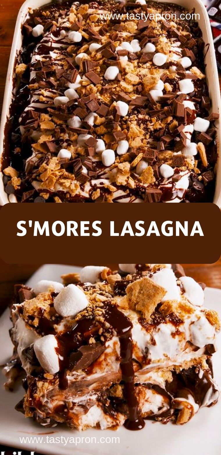 Best S'mores Lasagna ( Desserts ) Joki's Kitchen