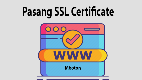 Pasang SSL Certificate