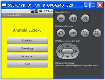 Juego del Sudoku en Android