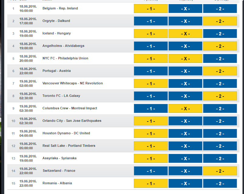 FOOTBALL PREDICTIONS: BETIN JACKPOT 