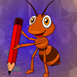  Games4King - G4K Ant Escape With Pencil