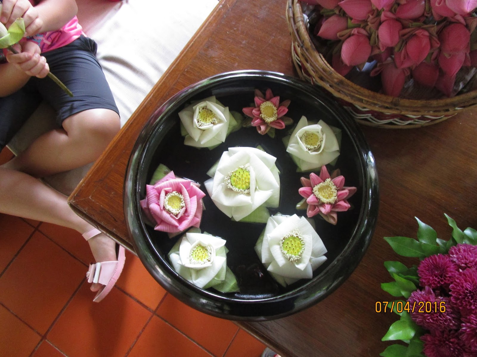 Indonesiabound Lotus Flower Decorating Class Sofitel