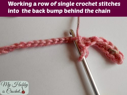 The Back Bump Behind the Chain - Crochet Tutorial