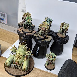 Painting the Death Guard, my AoP winning Army