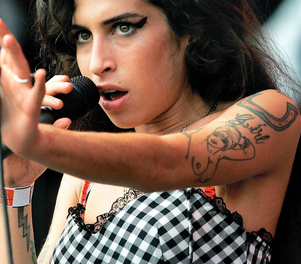 Tattoo Designs Tattoo of Amy Winehouse Amy Winehouse Tattoos