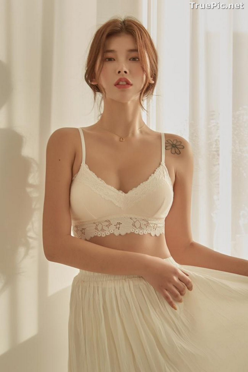 Image Korean Fashion Model – Da Yomi (다요미) – Lountess Spring Lingerie #2 - TruePic.net - Picture-37