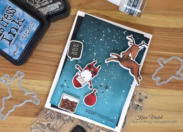 K and r designs ho ho ho santas reindeer K and r designs ho ho ho santas reindeer