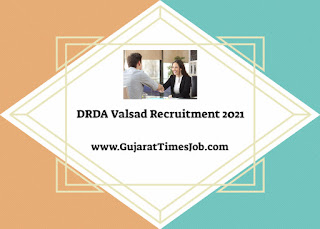 DRDA Valsad Recruitment 2021 For Data Entry Operator And Other Post
