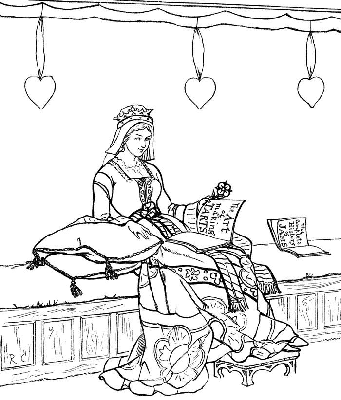 queens crown coloring pages - photo #28
