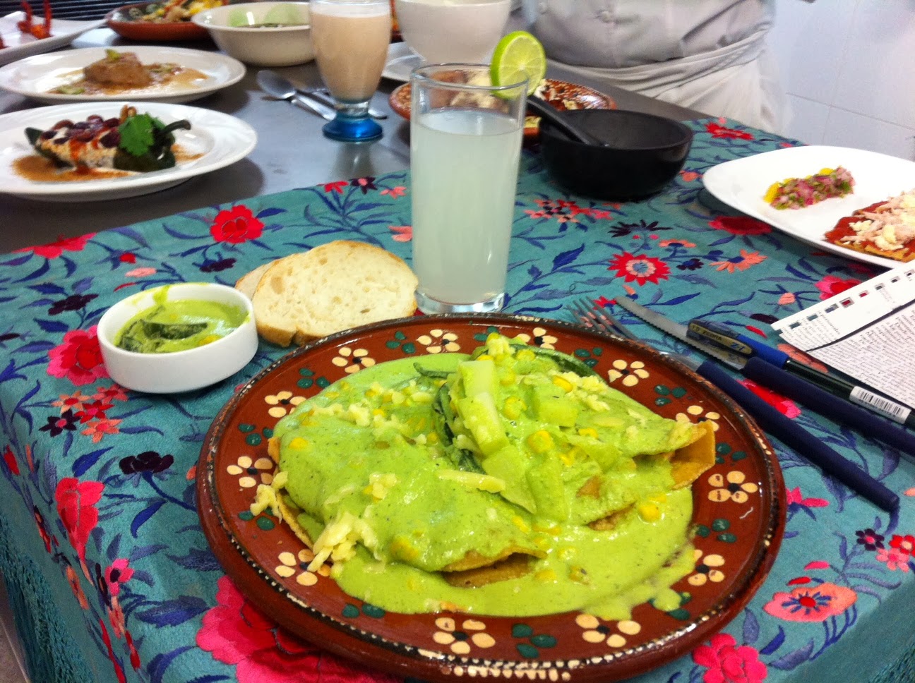 COCINA MEXICANA ENCHILADAS POBLANAS