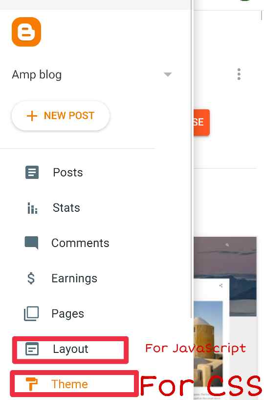 To disable copy paste on Blogger open Blogger dashboard