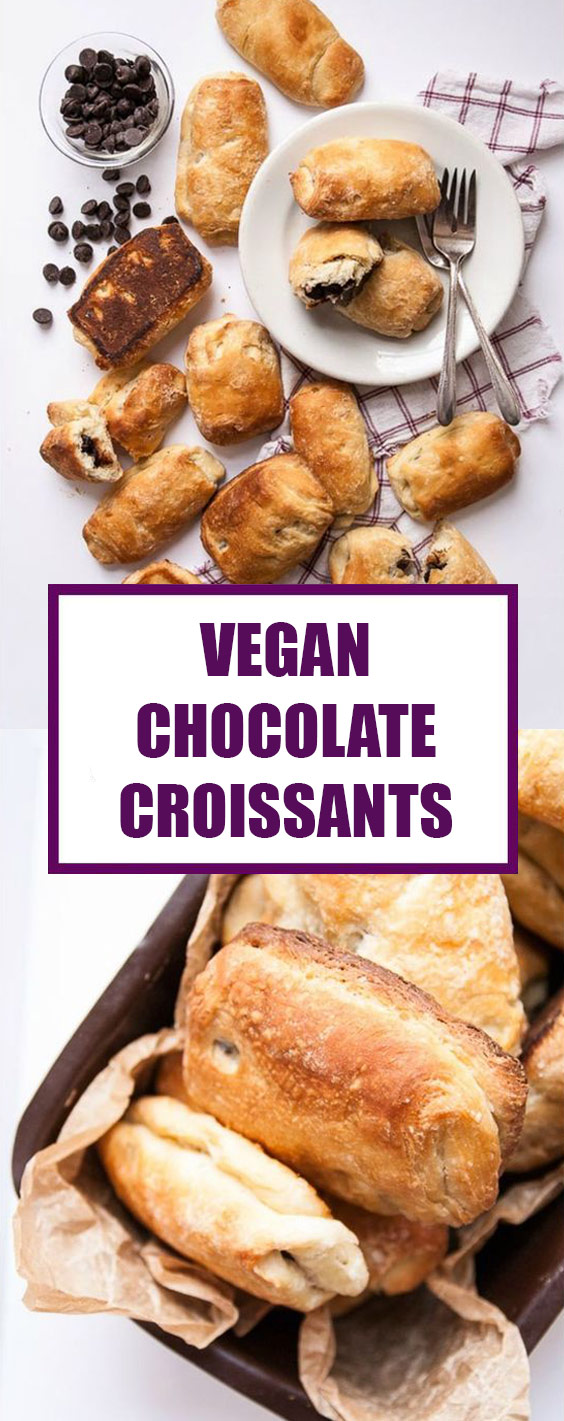 Vegan Chocolate Croissants Vegan Chocolate Croissants