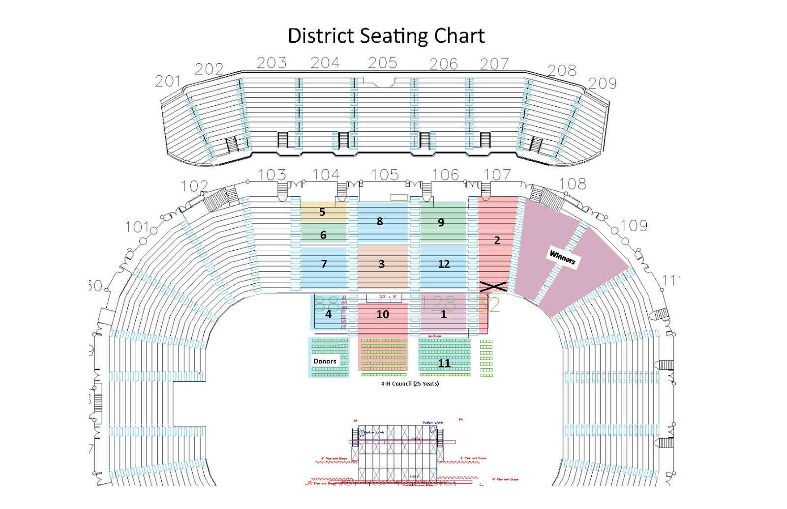 Texas Seating Chart