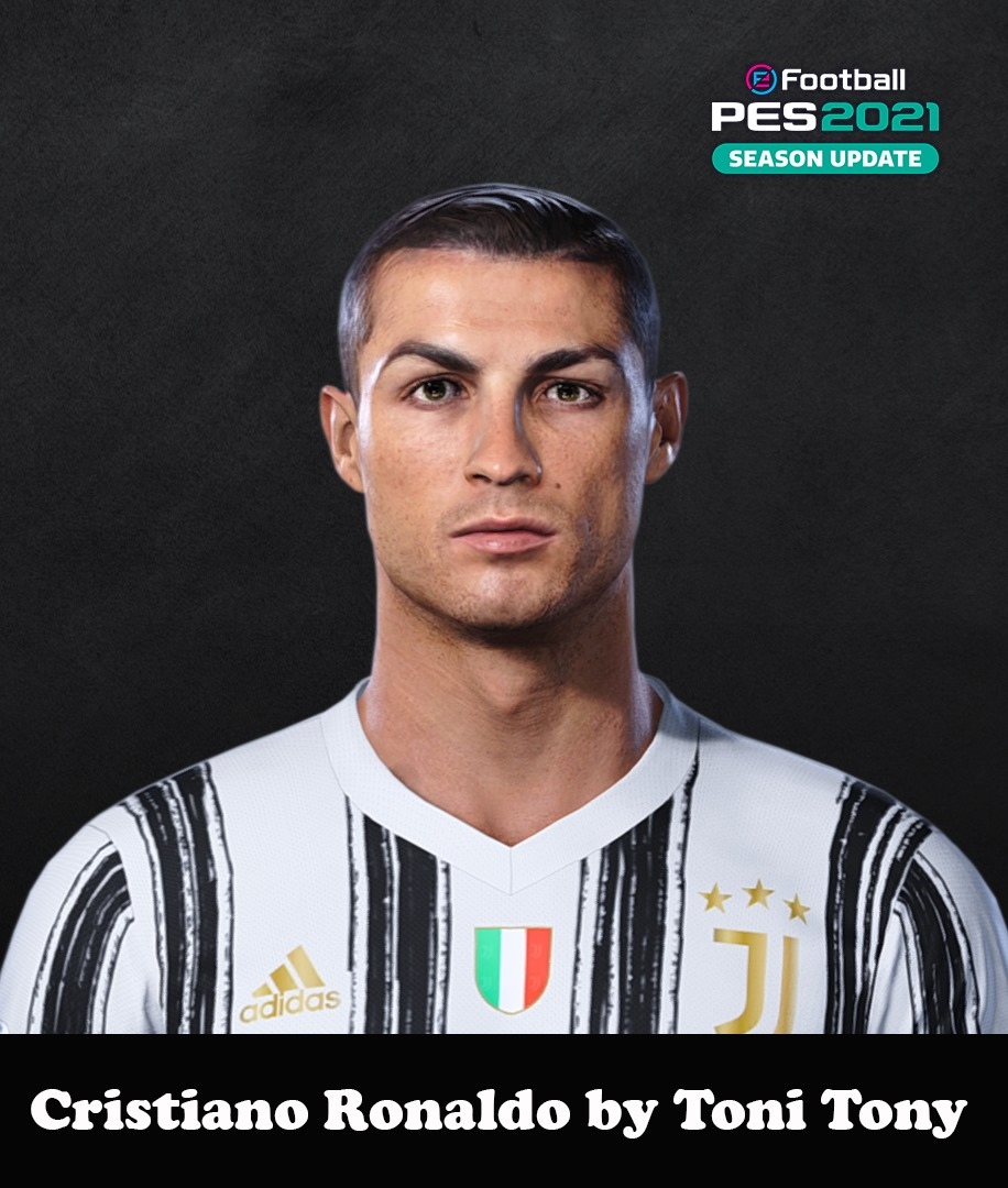 PES 2021 Faces Cristiano Ronaldo by Toni Tony ~ PESNewupdate.com | Free