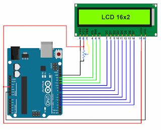 Menulis di LCD 1602 dengan arduino menggunakan i2c