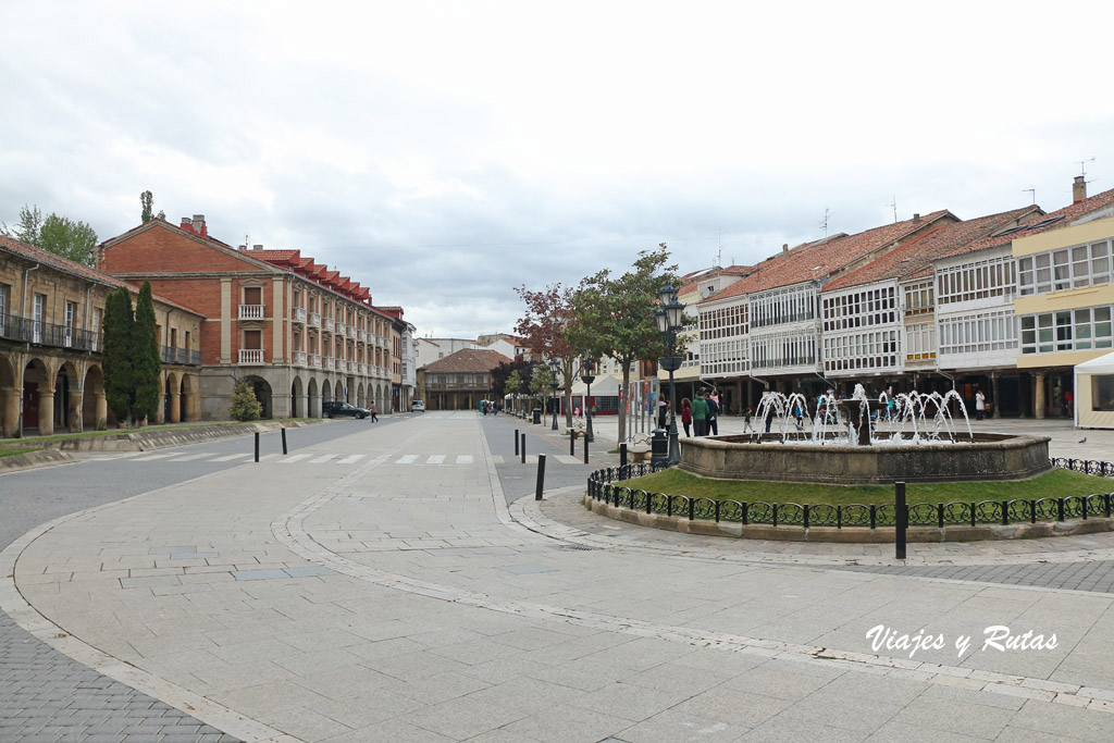 Plaza de España de Aguilar de Campoo