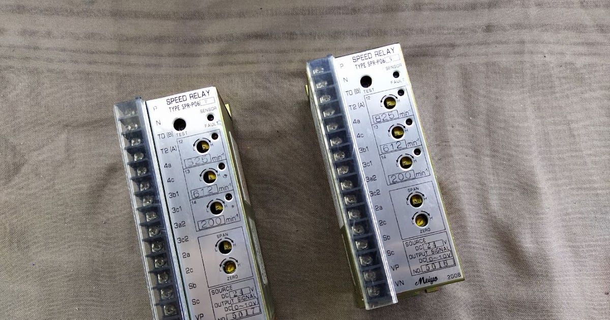 MEIYO SPRP06 V SPEED RELAY SPRP06V 24 VDC