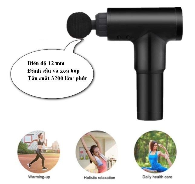 Máy massage cầm tay không dây Fascialgun trị liệu đau mỏi căng cơ 10 5ff9036992bc3f394b97ad4d 1617800627135 e839da52 2b20 4750 94b3 f93c8720d0b8