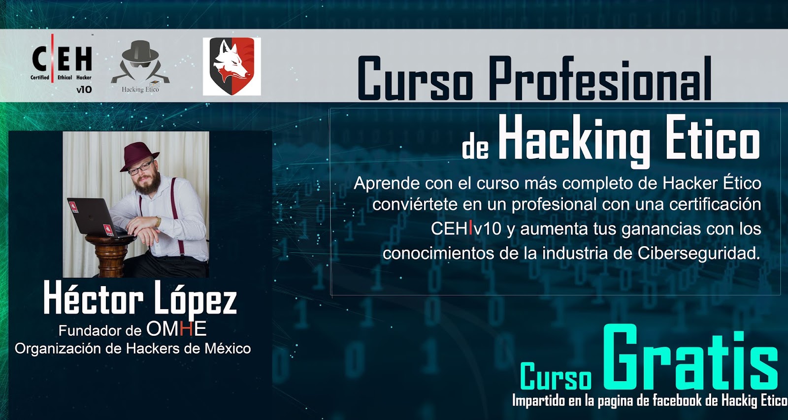 Rizado Maniobra Kakadu Curso Profesional de Hacking Ético, Gratis -basado certificación CEHV|10