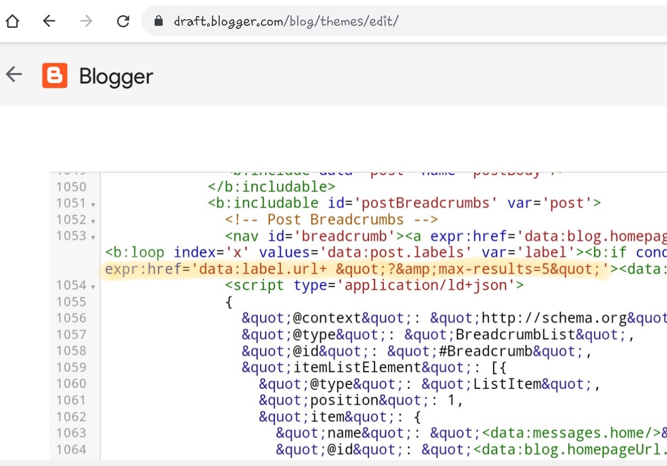 Limit label posts in Blogger template Limit label posts in Blogger template